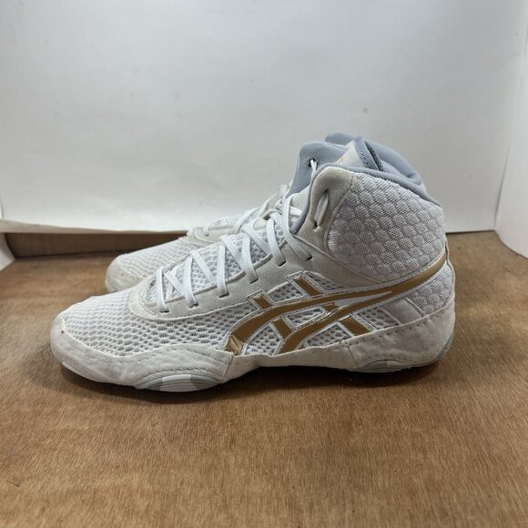 ASICS MATBLAZER Women Size 10 White Wrestling Shoes 1082A001 Boxing Grappling - Picture 3 of 8